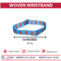 Woven Wristband - Shield of Sinaloa - Mexico - P2608