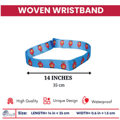 Woven Wristband - Shield of Sinaloa - Mexico - P2608