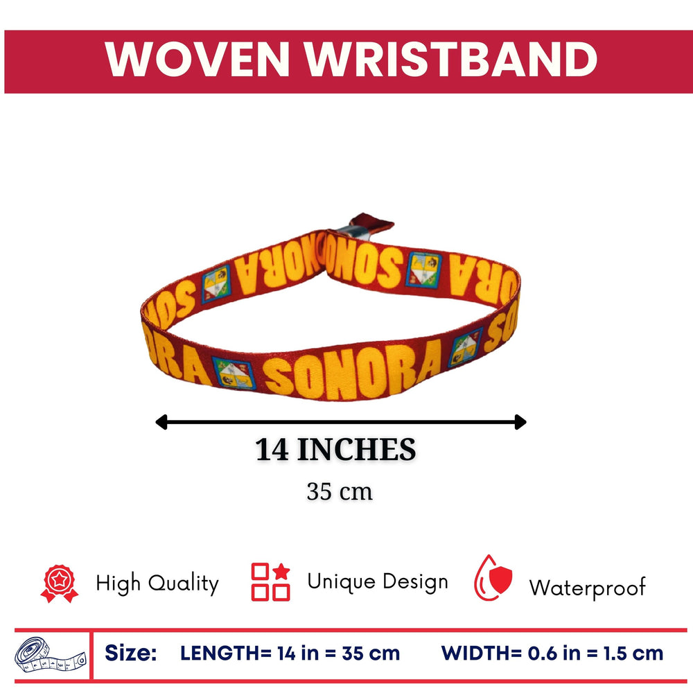 Woven Wristband – Shield of Sonora - Mexico - P2611