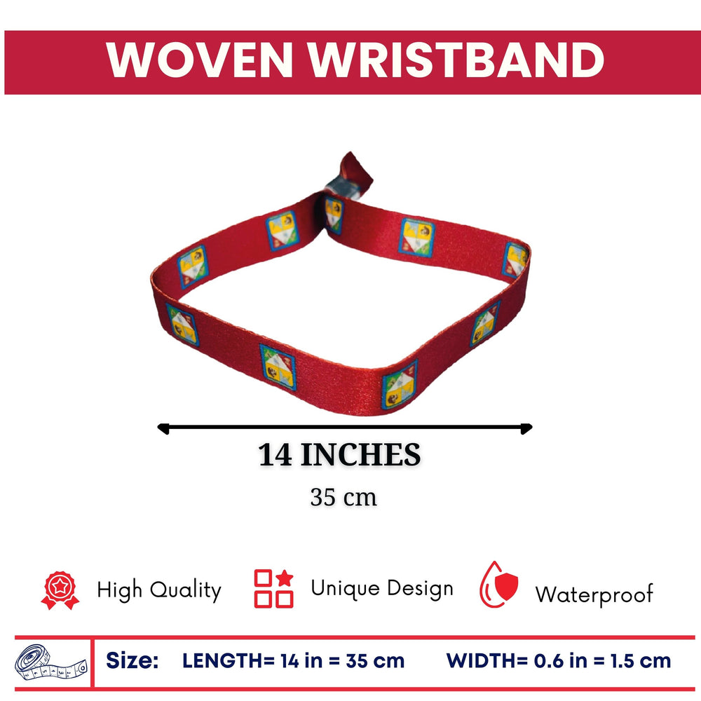 Woven Wristband - Shield of Sonora - Mexico - P2610