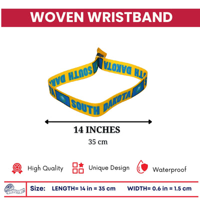 Woven Wristband – State Flag South Dakota – USA – P1952