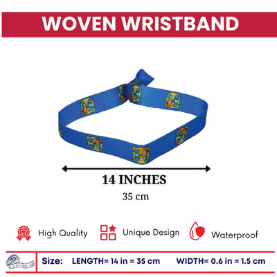Woven Wristband - Shield of Tamaulipas - Mexico - P2612