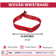 Woven Wristband – State Flag Tennessee – USA – P1949