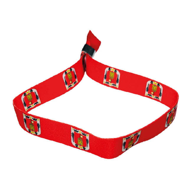 Woven Wristband - Shield of Tlaxcala – Mexico - P2615