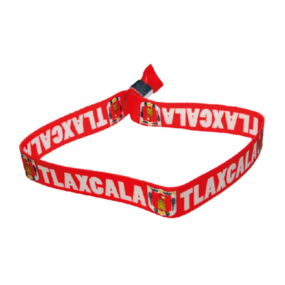 Woven Wristband - Shield of Tlaxcala – Mexico - P2616