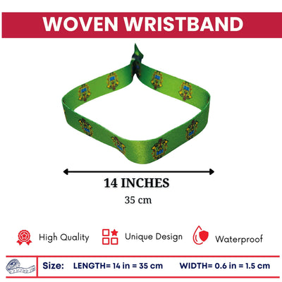 Woven Wristband - Shield of Veracruz - Mexico - P2614