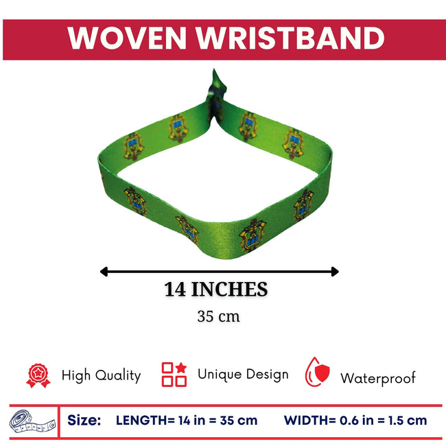 Woven Wristband - Shield of Veracruz - Mexico - P2614