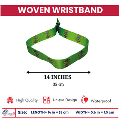 Woven Wristband - Shield of Veracruz - Mexico - P2614