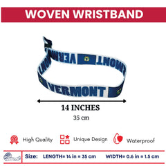 Woven Wristband – State Flag Vermont – USA – P1944