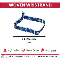 Woven Wristband – State Flag Virginia – USA – P1942