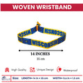 Woven Wristband – State Flag Wisconsin – USA – P1936