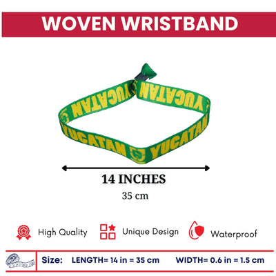Woven Wristband - Shield of Yucatan - Mexico - P2604