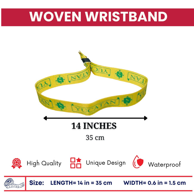 Woven Wristband - Shield of Yucatán - Mexico - P2619