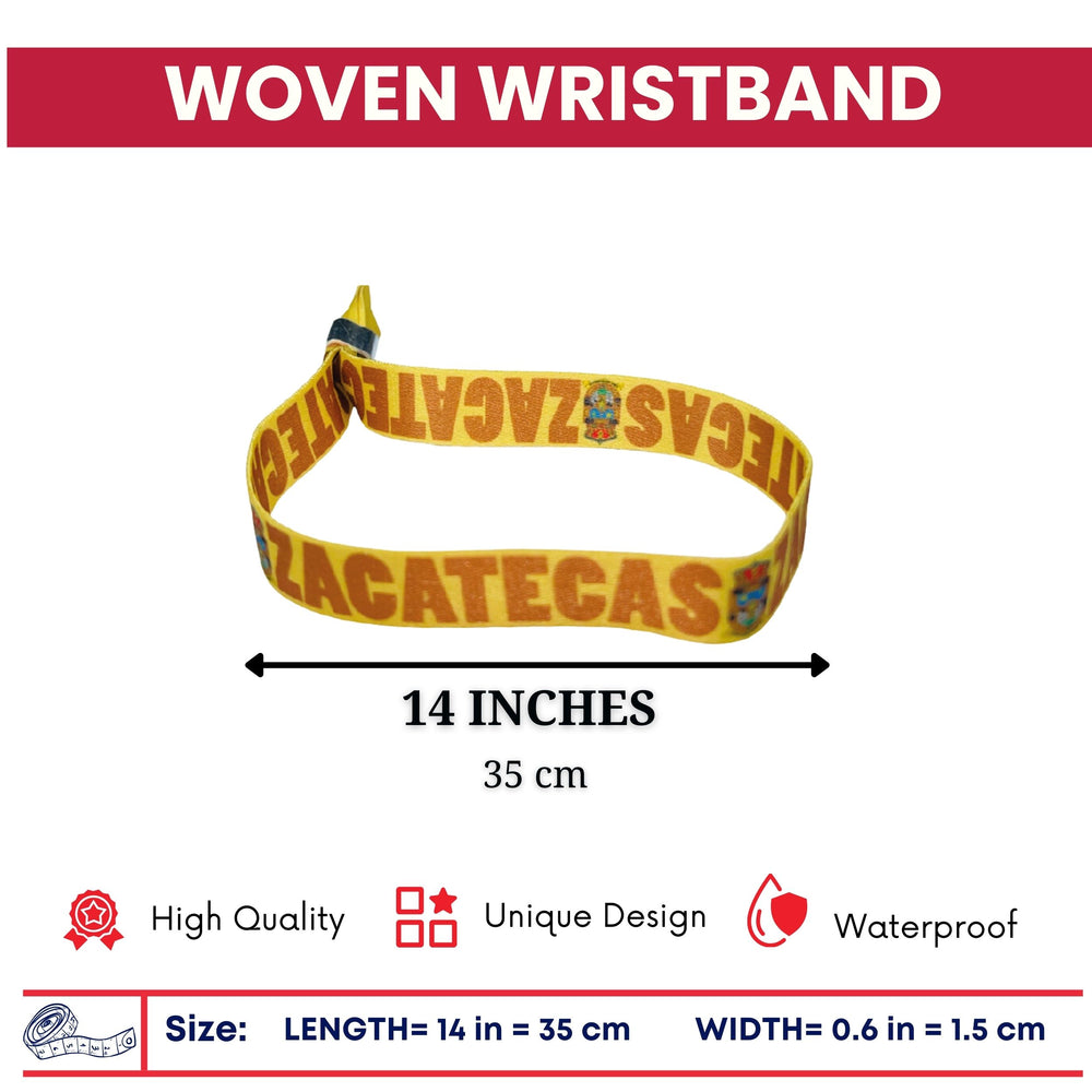 Woven Wristband - Shield of Zacatecas - Mexico - P2630