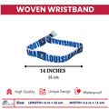 Woven Wristband – State Flag Louisiana – USA – P1903