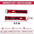 Wristlet Keychain - State Flag Georgia - USA - K069