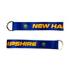 WRISTLET KEYCHAIN - STATE FLAG NEW HAMPSHIRE - USA K084 |Flag Keychain for Keys, ID Badge Holder, Phone, and More | Perfect for Badges & ID Holders - WORLDWIDE SOUVENIRS