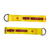 WRISTLET KEYCHAIN - STATE FLAG NEW MEXICO - USA K086 |  Flag Keychain for Keys, ID Badge Holder, Phone, and More | Perfect for Badges & ID Holders - WORLDWIDE SOUVENIRS	