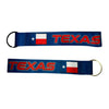 Wristlet Keychain - State Flag Texas - USA K096