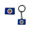 Minnesota flag, Enamel pin, Flag Keychain, Adorable Collections State Flags, United States Flags, Keychains, Cute pins, Limited Edition - WORLDWIDE SOUVENIRS