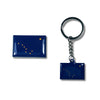 Alaska flag, Enamel pin, Flag Keychain, Adorable Collections State Flags, United States Emblem Flags, Keychains, Cute pins, Limited Edition - WORLDWIDE SOUVENIRS	