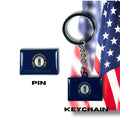 Kentucky flag, Enamel pin, Flag Keychain, Adorable Collections State Flags, United States Flags, Keychains, Cute pins, Limited Edition - WORLDWIDE SOUVENIRS	