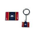 Mississippi flag, Enamel pin, Flag Keychain, Adorable Collections State Flags, United States Flags, Keychains, Cute pins, Limited Edition - WORLDWIDE SOUVENIRS	